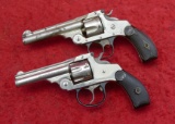 Pair of Antique Top Break Dbl Action Revolvers