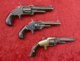 Lot of 3 Antique Smith & Wesson Revolvers