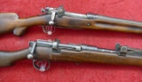 Pair Sporterized Military Rifles