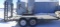 16 ft tandem axle custom Skid Steer trailer