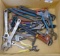 Box of Pipe Wrenches, Channel Locks, Crecent Wr