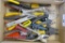Box of Wire Strippers & Electricians Tools