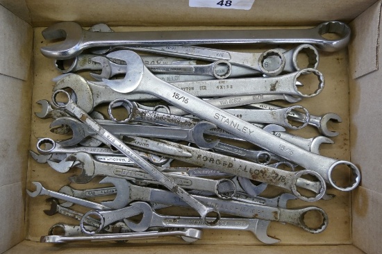 Large Lot of Misc Straight Wrenches