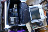Large Box of Old Camera & Video Equipment