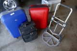 Three Luggage Containers, Foldable Hand Cart