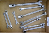 Lot of Open/Socket-End Wrenches, 2 Honda Marked