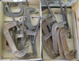 Two Flats of C-Clamps