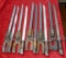 Lot 5 Japanese Bayonets w/Scabbards & Frogs (O)