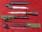 Lot of 4 British Bayonets (H)