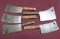 Lot of 5 Vintage Meat Cleavers