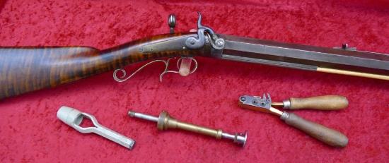 P.E. Hall Pickett Ball Perc. Rifle w/accessories