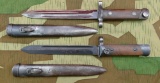 Pair of Italian Carcano Bayonets