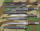 Lot of 4 Various Foreign Bayonets