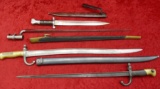 Lot of Early French & British Bayonets (E)