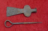 Pair of Early Iron Relics