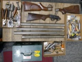 Lot of misc. Slug Gun Bbls, Actions & Accessories