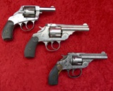 3 Antique Cartridge Revolvers