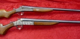 Pair of Early Single Shot 12 ga Shotguns