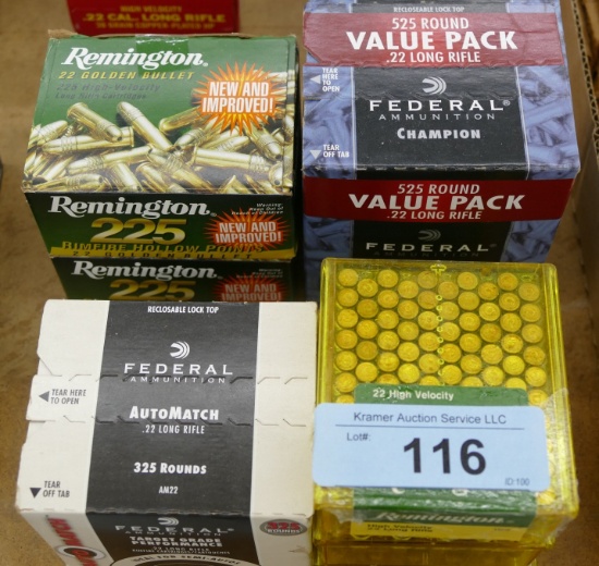 Approx 1,4000 count Mixed 22LR Lot