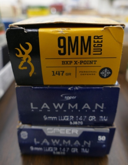 120 rds mixed 9mm Ammo
