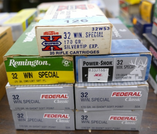 140 rds mixed 32 WIN Special Ammo