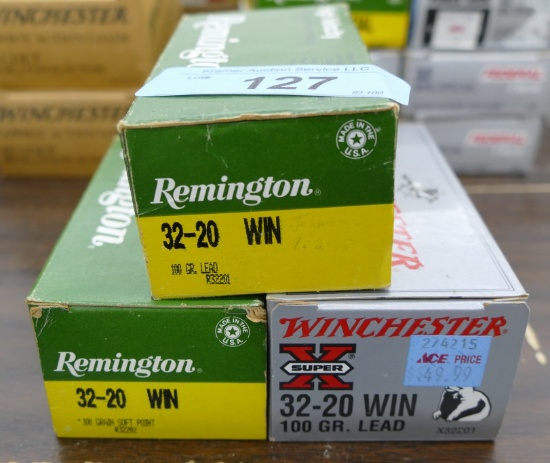 150 rds 32-20 Ammo