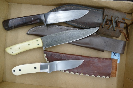3 Custom Rendevous Knves