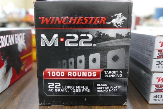1000 rds Brick 22 WIN Ammo