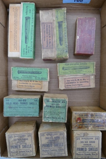 Lot of Early Winchester & UMC 2 piece Ammo Boxes