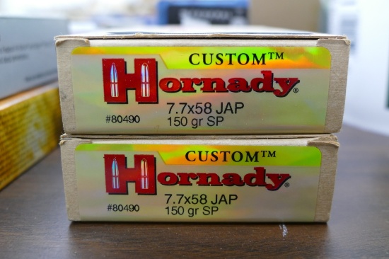 40 rds Hornady 7.7 JAP Ammo
