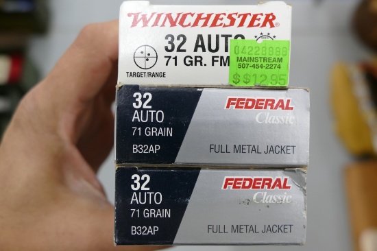 150 rds 32 ACP Ammo