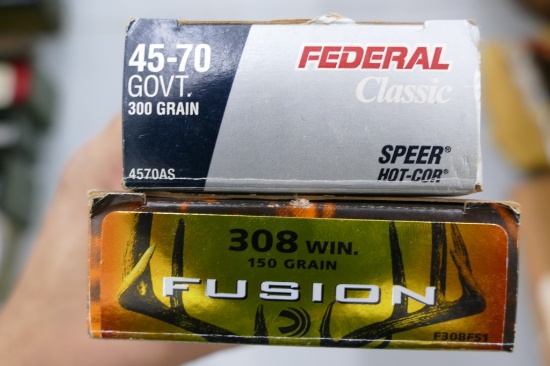 20 rds 45-70 & 20 rds 308 Ammo