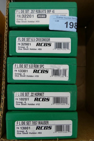 Lot 5 RCBS Reloading Dies