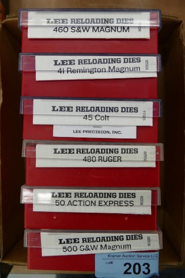 6 LEE Reloading Dies