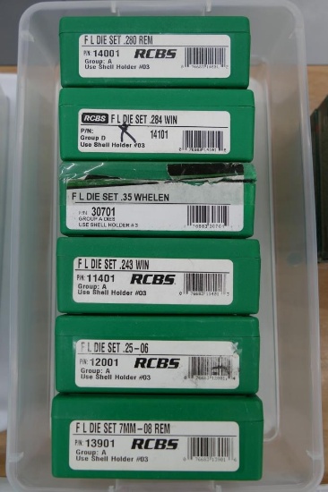 6 RCBS Reloading Dies