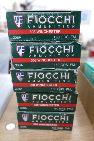 100 rds Fiocchi 308 WIN Ammo