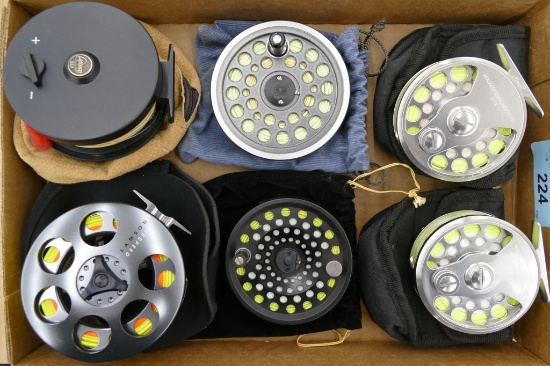 Lot of 6 Fly Reels