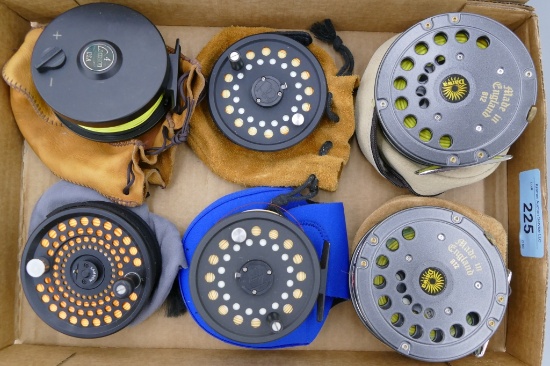 Lot of 6 Fly Reels
