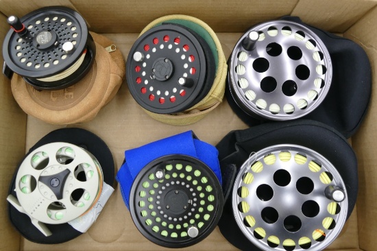 Lot of 6 Fly Reels