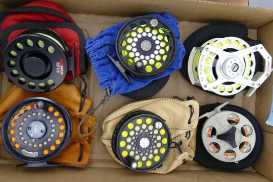 Lot of 6 Fly Reels