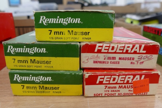 100 rds 7mm Mauser Ammo