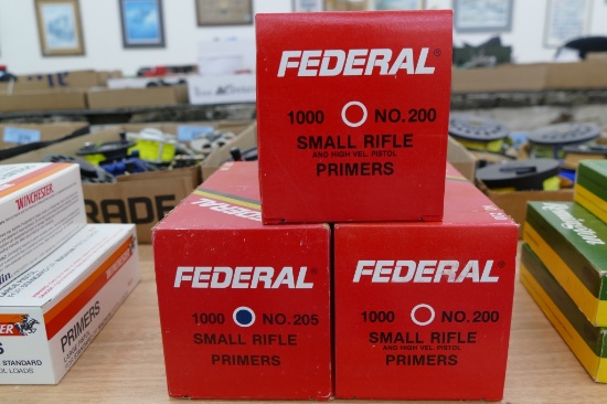 3000 ct Federal Small Rifle Primers