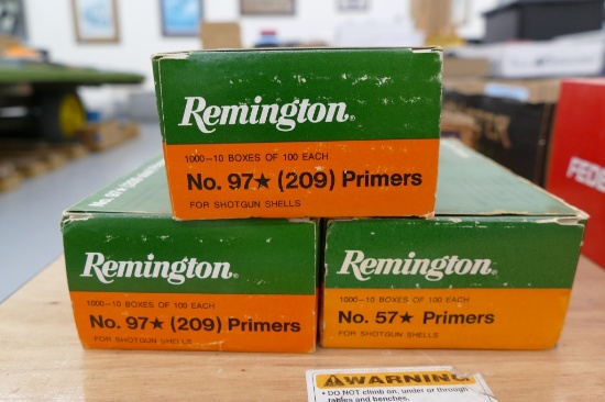 3000 ct Remington Shot Shell Primers No 97 & 57