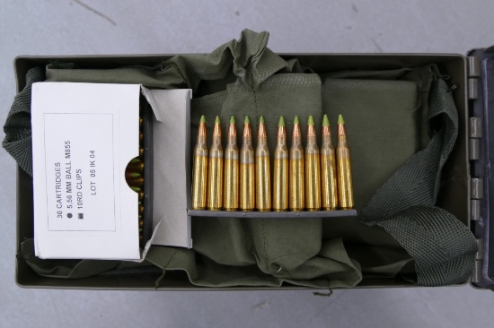 500 rds of 5.56 Ammo in Bandoleers