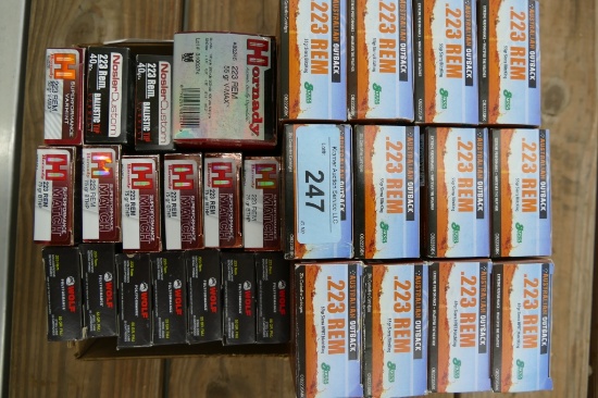 Lot of 600 rds mixed 223 cal Ammo