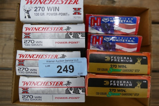 lot of 160 rds of Mixed 270 cal Ammo