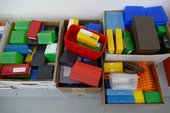 4 Boxes of Assorted Shell Cartridge Boxes