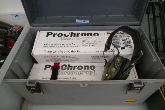 Plastic Tote Chronograph Machines