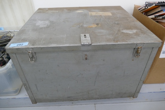 Lockable Metal Box full of Shotgun Hulls
