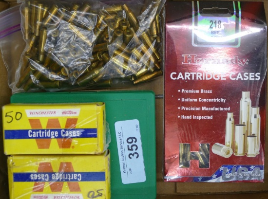 218 BEE Reloading Die Set & Brass
